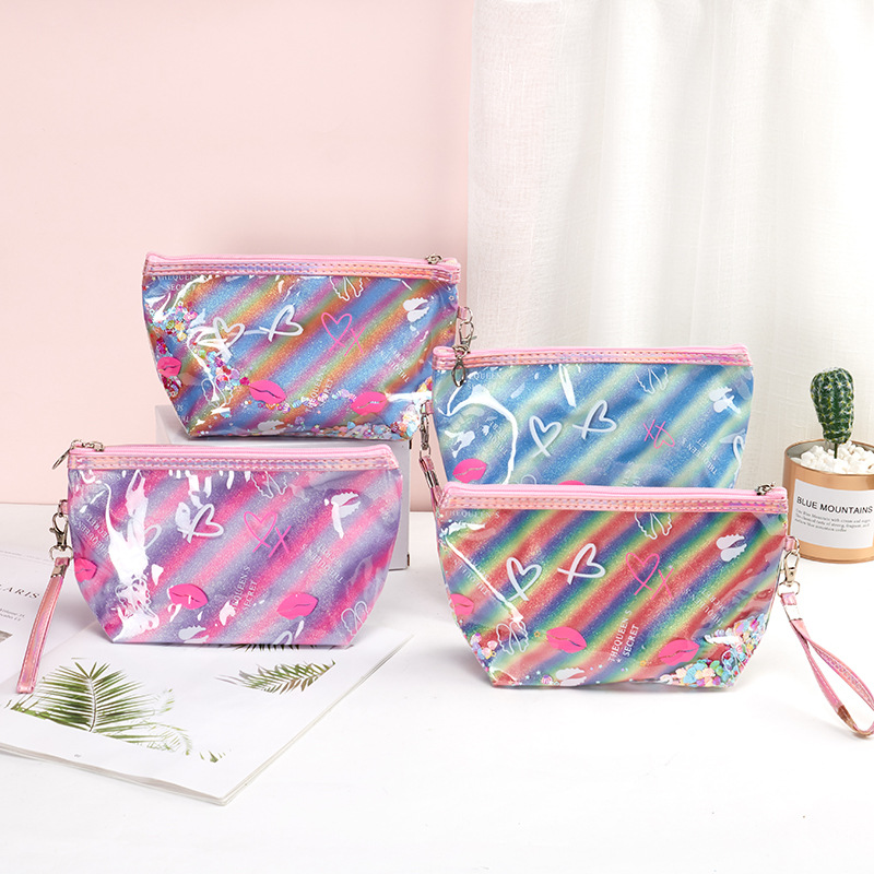 Factory Direct Supply New Oblique Grid Cosmetic Bag Convenient Business Trip Multi-Purpose Toiletries Storage Bag Buggy Bag Factory Direct Supply New Oblique Grid Cosmetic Bag Convenient Business Trip Multi-Purpose Toiletries Storage Bag Buggy Bag