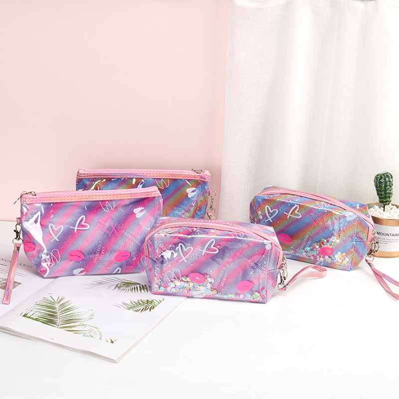 Factory Direct Supply New Oblique Grid Cosmetic Bag Convenient Business Trip Multi-Purpose Toiletries Storage Bag Buggy Bag Factory Direct Supply New Oblique Grid Cosmetic Bag Convenient Business Trip Multi-Purpose Toiletries Storage Bag Buggy Bag