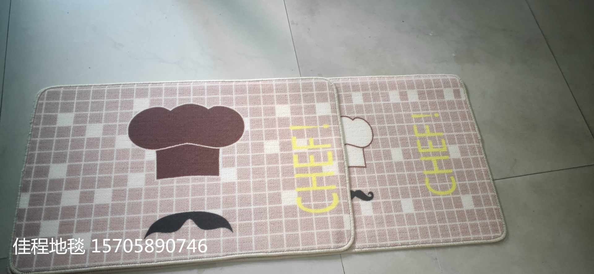 TPR Velvet Printed Kitchen 2-Piece Kitchen Combination Floor Mat Non-Slip Mat HD Printing Pad Kitchen Floor Mat TPR Velvet Printed Kitchen 2-Piece Kitchen Combination Floor Mat Non-Slip Mat HD Printing Pad Kitchen Floor Mat