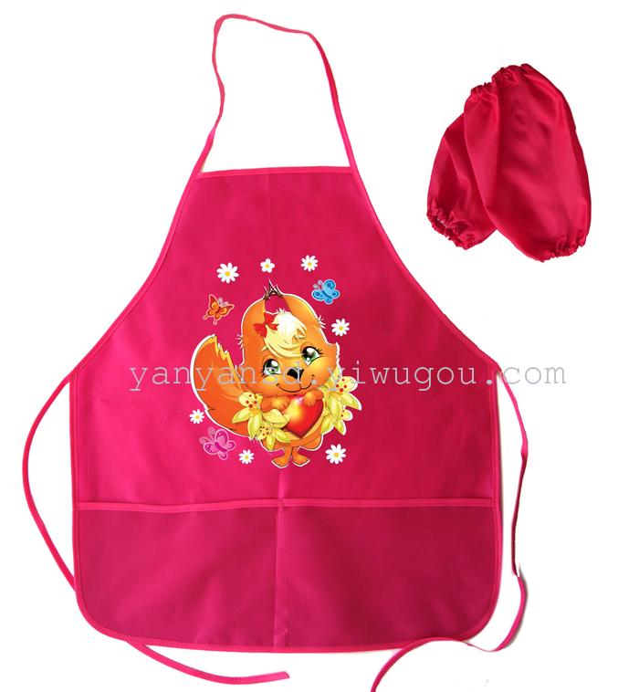 Children's apron for pottery painting