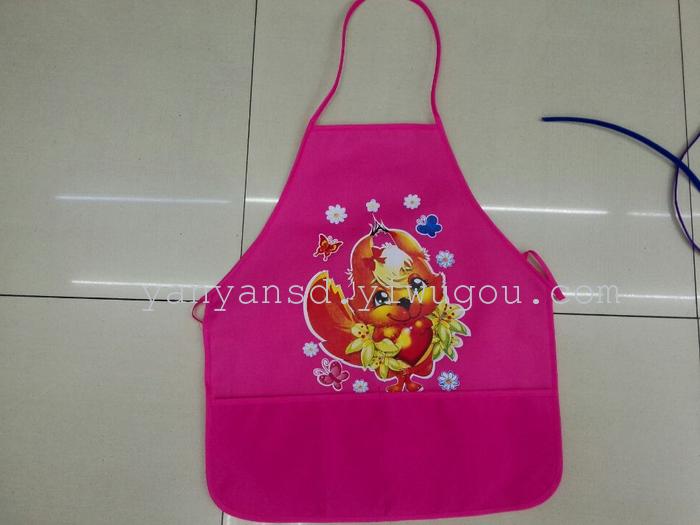 Children's apron for pottery painting