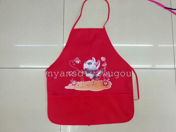 Children's apron for pottery painting