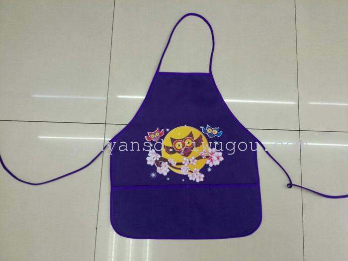 Children's apron for pottery painting