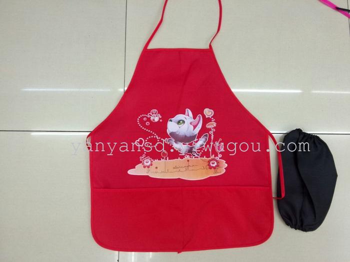 Children's apron for pottery painting
