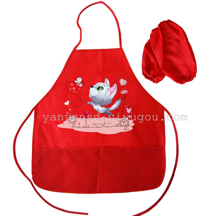 Children's apron for pottery painting