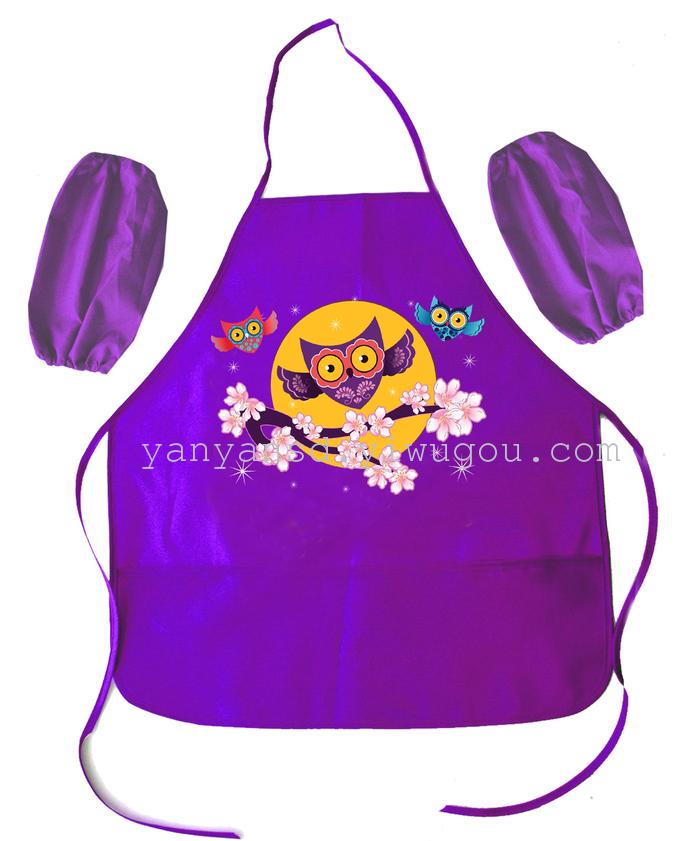 Children's apron for pottery painting