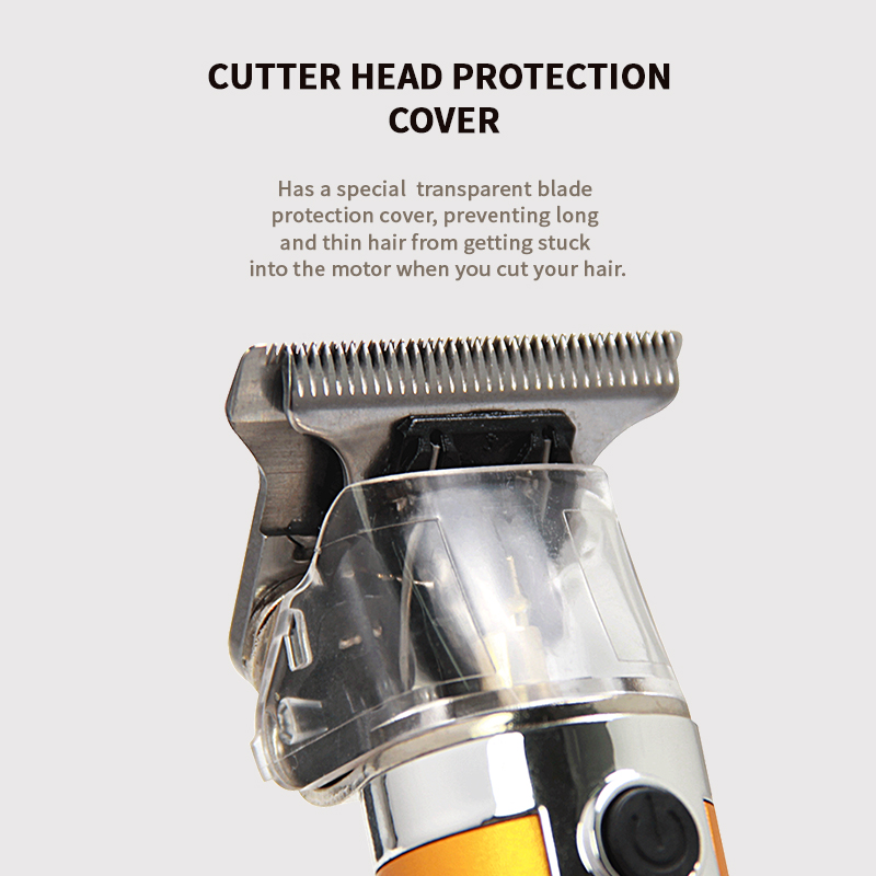 Linlu LR-700B Long Extension with Cutter Head Protective Cover Cordless Hair Clipper Men&#039;s One-Button Hair Scissors