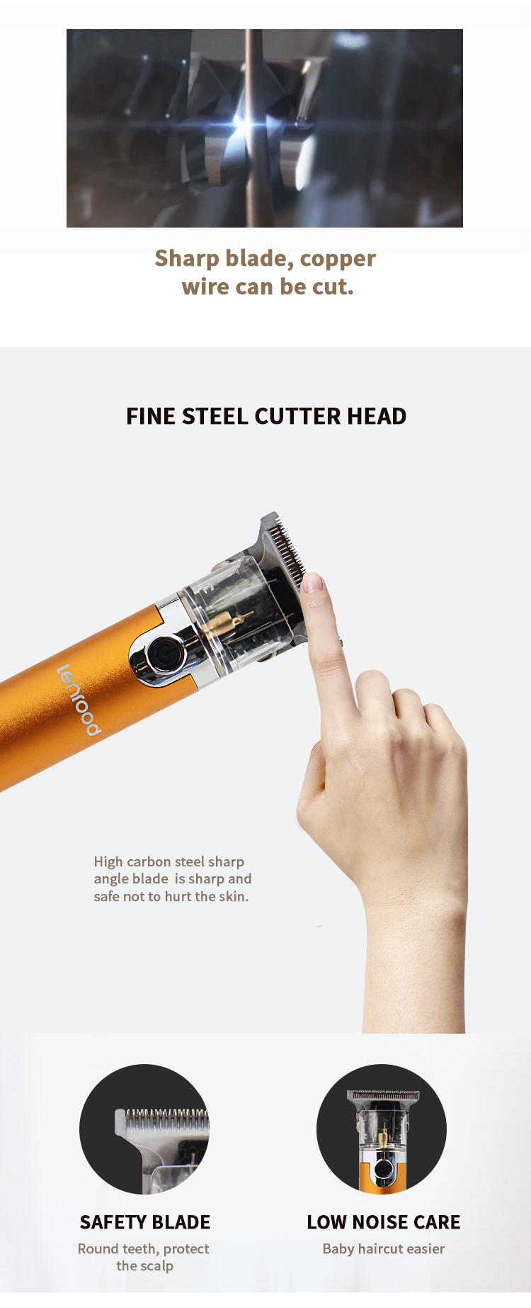 Linlu LR-700B Long Extension with Cutter Head Protective Cover Cordless Hair Clipper Men's One-Button Hair Scissors Linlu LR-700B Long Extension with Cutter Head Protective Cover Cordless Hair Clipper Men's One-Button Hair Scissors