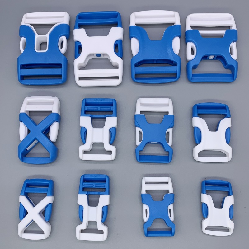 Direct Sales New Luggage Buckle Plastic Double Color Matching Buckle Double Adjustable Plastic Clip Backpack Adjustable Snap Fastener Direct Sales New Luggage Buckle Plastic Double Color Matching Buckle Double Adjustable Plastic Clip Backpack Adjustable Snap Fastener