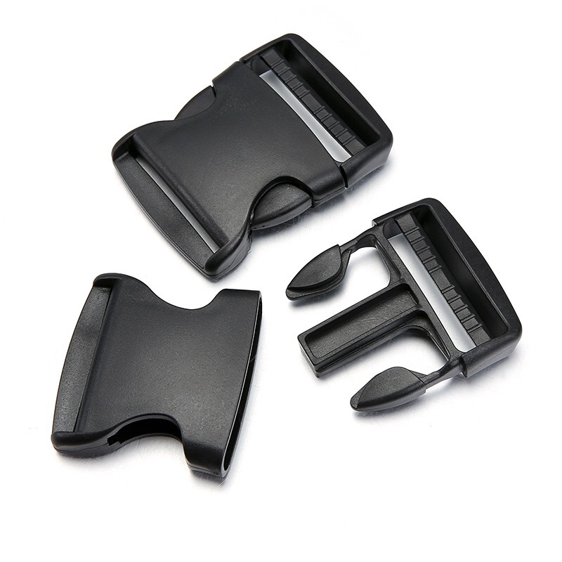 Direct Sales New Luggage Buckle Plastic Double Color Matching Buckle Double Adjustable Plastic Clip Backpack Adjustable Snap Fastener