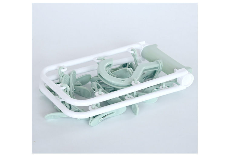 Creative Windproof Plastic Clip 12 Clip Foldable Hanger Underwear Socks' Clip Clothes Hanger Non-Slip Clothes Clip Creative Windproof Plastic Clip 12 Clip Foldable Hanger Underwear Socks' Clip Clothes Hanger Non-Slip Clothes Clip