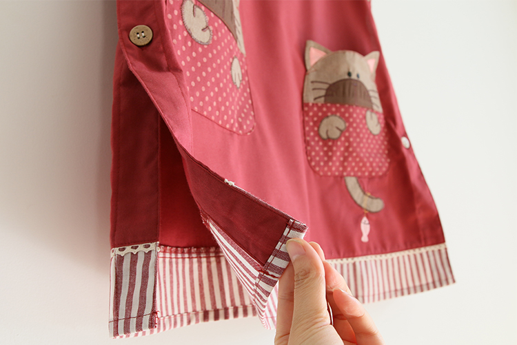 Korean Cartoon Fashion Oil-Proof Bib Overclothes Baking Floral Coffee Shop Painting Work Clothes Sleeveless Apron