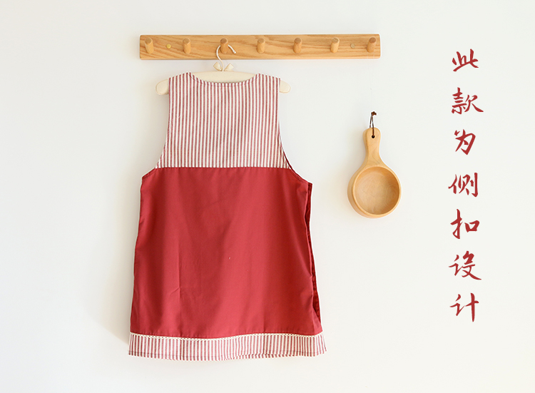 Korean Cartoon Fashion Oil-Proof Bib Overclothes Baking Floral Coffee Shop Painting Work Clothes Sleeveless Apron