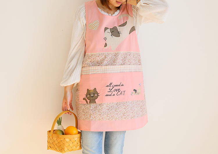 Korean Cartoon Fashion Oil-Proof Bib Overclothes Baking Floral Coffee Shop Painting Work Clothes Sleeveless Apron