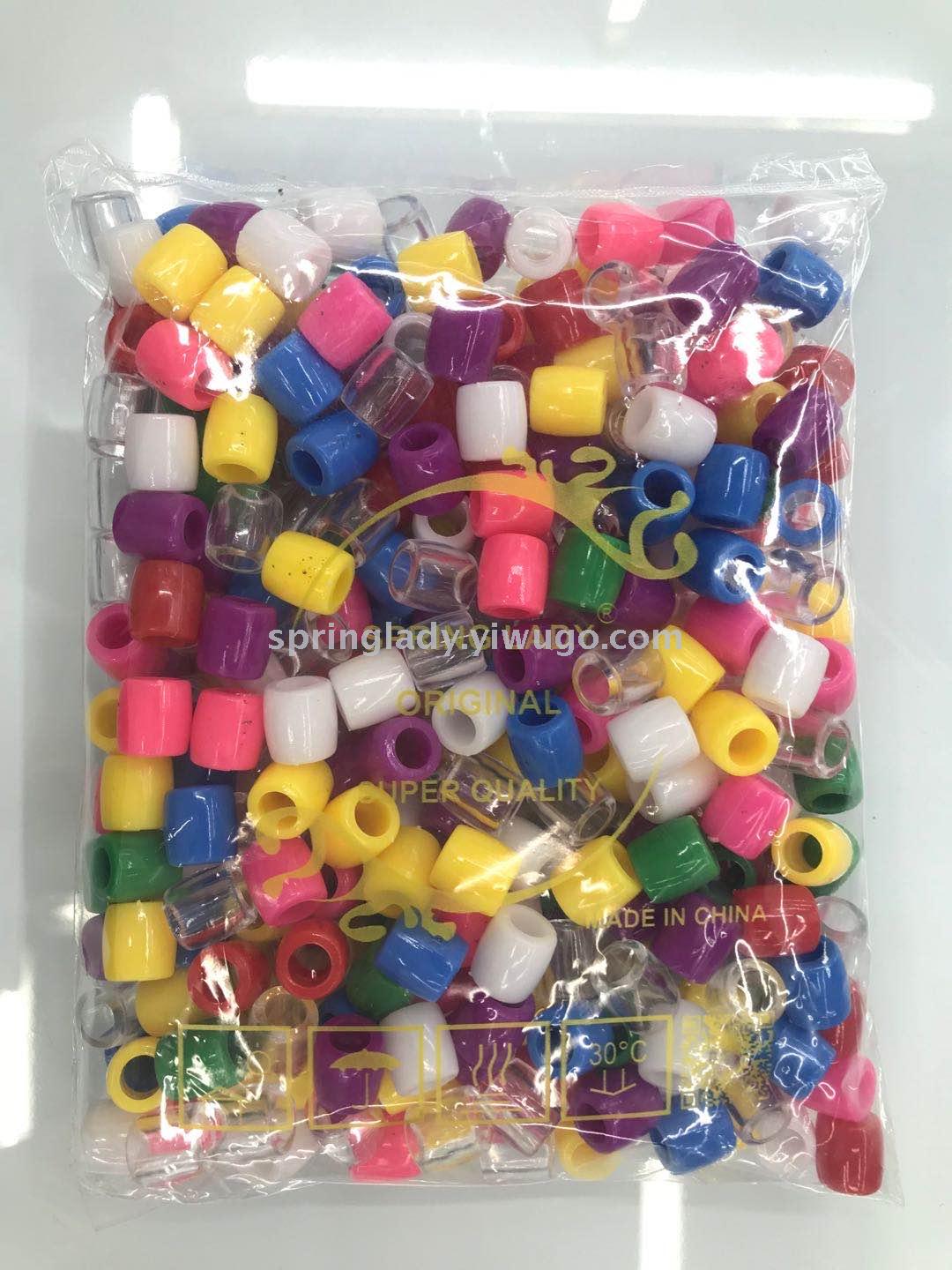 Wig Extension Beads Bag Transparent Mixed Colorful Beads Hair Accessories Hair Accessories Spring Lady Wig Extension Beads Bag Transparent Mixed Colorful Beads Hair Accessories Hair Accessories Spring Lady