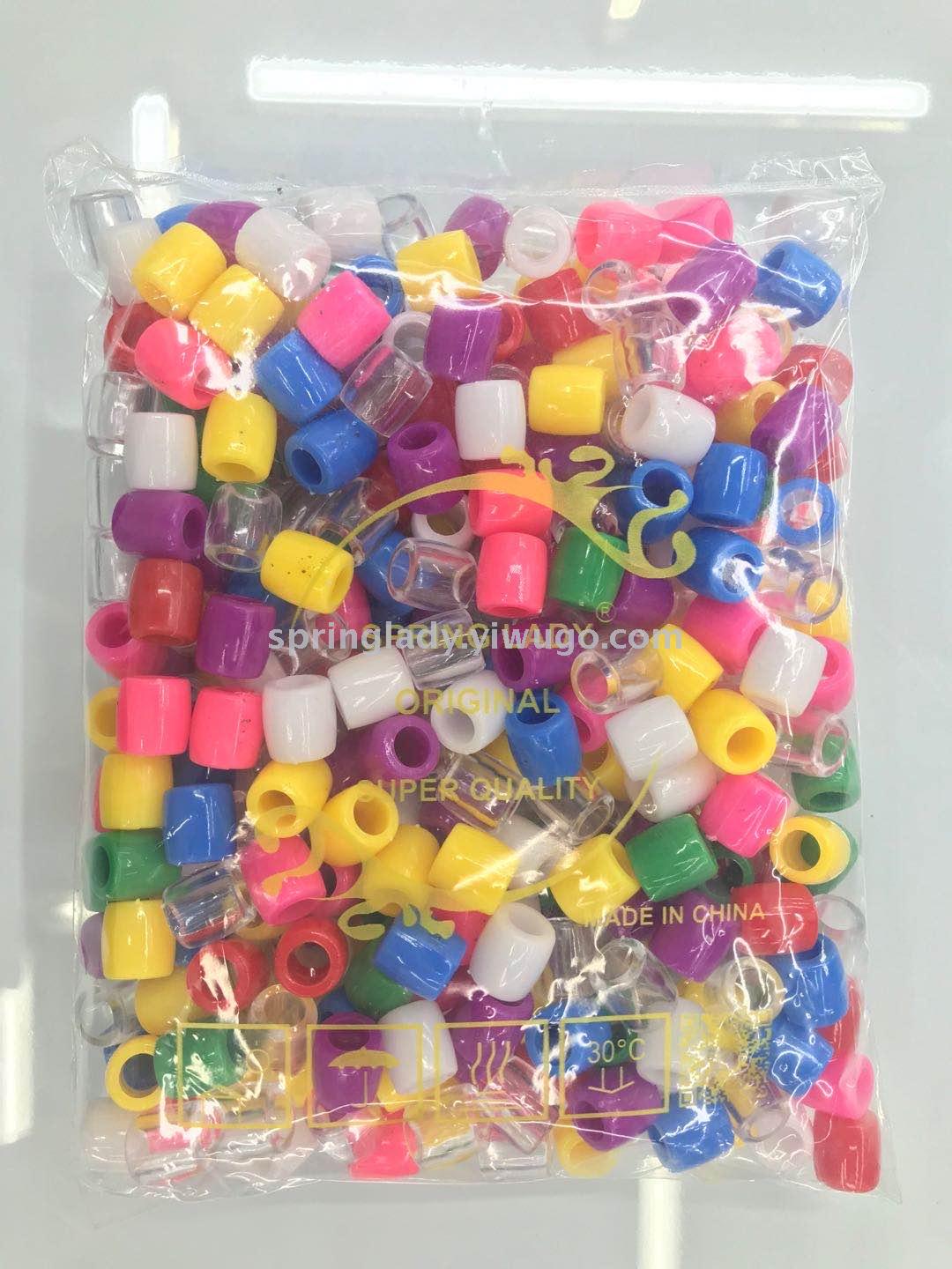 Wig Extension Beads Bag Transparent Mixed Colorful Beads Hair Accessories Hair Accessories Spring Lady Wig Extension Beads Bag Transparent Mixed Colorful Beads Hair Accessories Hair Accessories Spring Lady