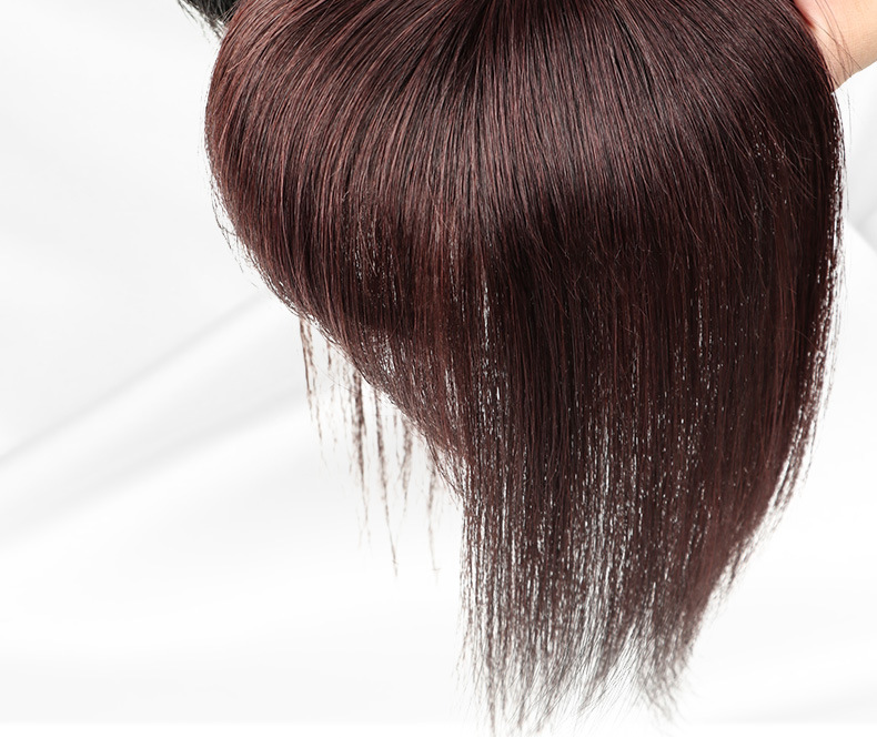 Top Hair Supplementing Piece Cover Gray Hair Wig Set Real Hair Bangs Women's Lightweight One-Piece Wig Hair Extension Pin Hairpiece Top Hair Supplementing Piece Cover Gray Hair Wig Set Real Hair Bangs Women's Lightweight One-Piece Wig Hair Extension Pin Hairpiece