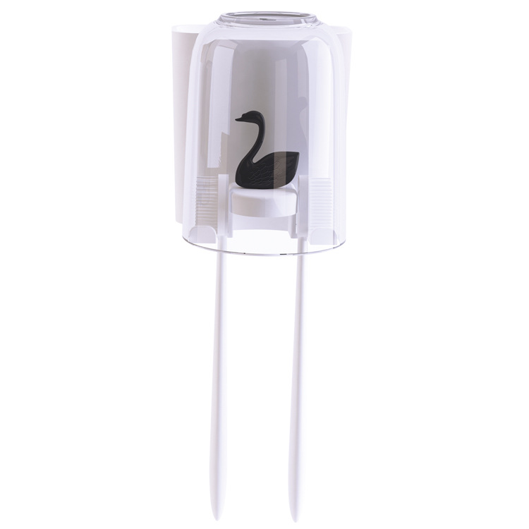 Creative Swan Wash suit, mouthwash cup, toilet brush holder, powerful suction cup, seamless non-staple toothbrush holder