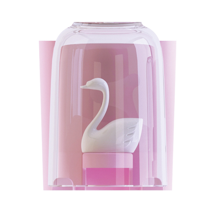 Creative Swan Wash suit, mouthwash cup, toilet brush holder, powerful suction cup, seamless non-staple toothbrush holder