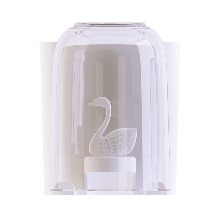 Creative Swan Wash suit, mouthwash cup, toilet brush holder, powerful suction cup, seamless non-staple toothbrush holder