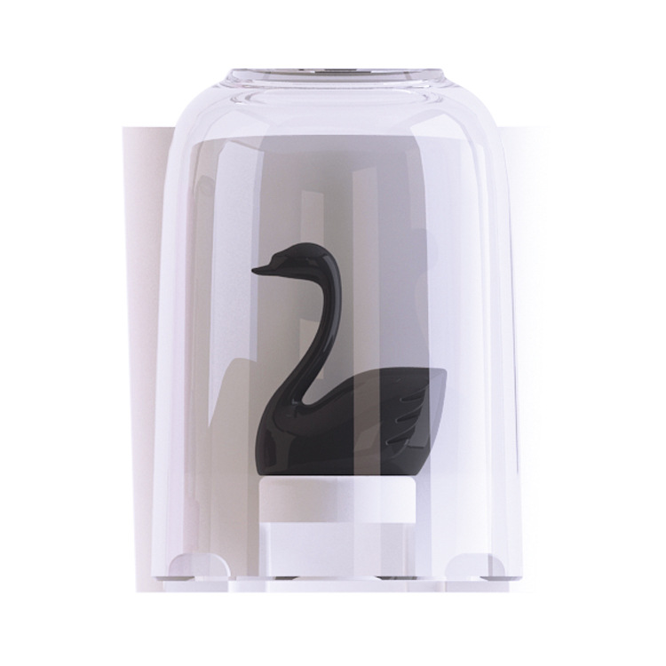 Creative Swan Wash suit, mouthwash cup, toilet brush holder, powerful suction cup, seamless non-staple toothbrush holder