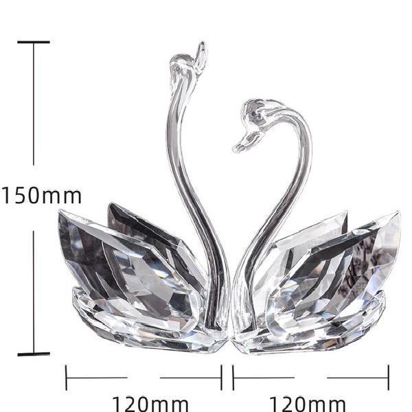 Crystal Swan Hallway Light Luxury Soft Decoration Home Decoration Practical Modern Living Room TV Cabinet Wine Cabinet Partition Decoration