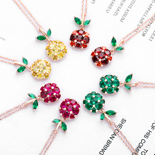 S925 Sterling Silver Necklace Women's All-Match Little Swan Jeweled Pendant Light Luxury Minority Design High-Grade Sweater Chain Autumn and Winter