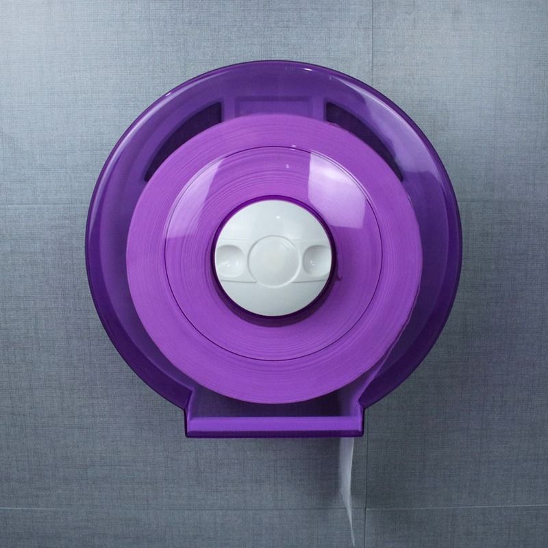 Face Cloth Storage Box Toilet Tissue Box Hotel Toilet Plastic Rack Punch Toilet Paper Household Large Plate Roll Stand