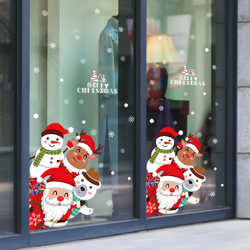 Hm92045ds Christmas Door Sticker Christmas Scene Arrangement Decorative Stickers Glazing Plate Glass Window Stickers Paper-Cut Wall Stickers Hm92045ds Christmas Door Sticker Christmas Scene Arrangement Decorative Stickers Glazing Plate Glass Window Stickers Paper-Cut Wall Stickers