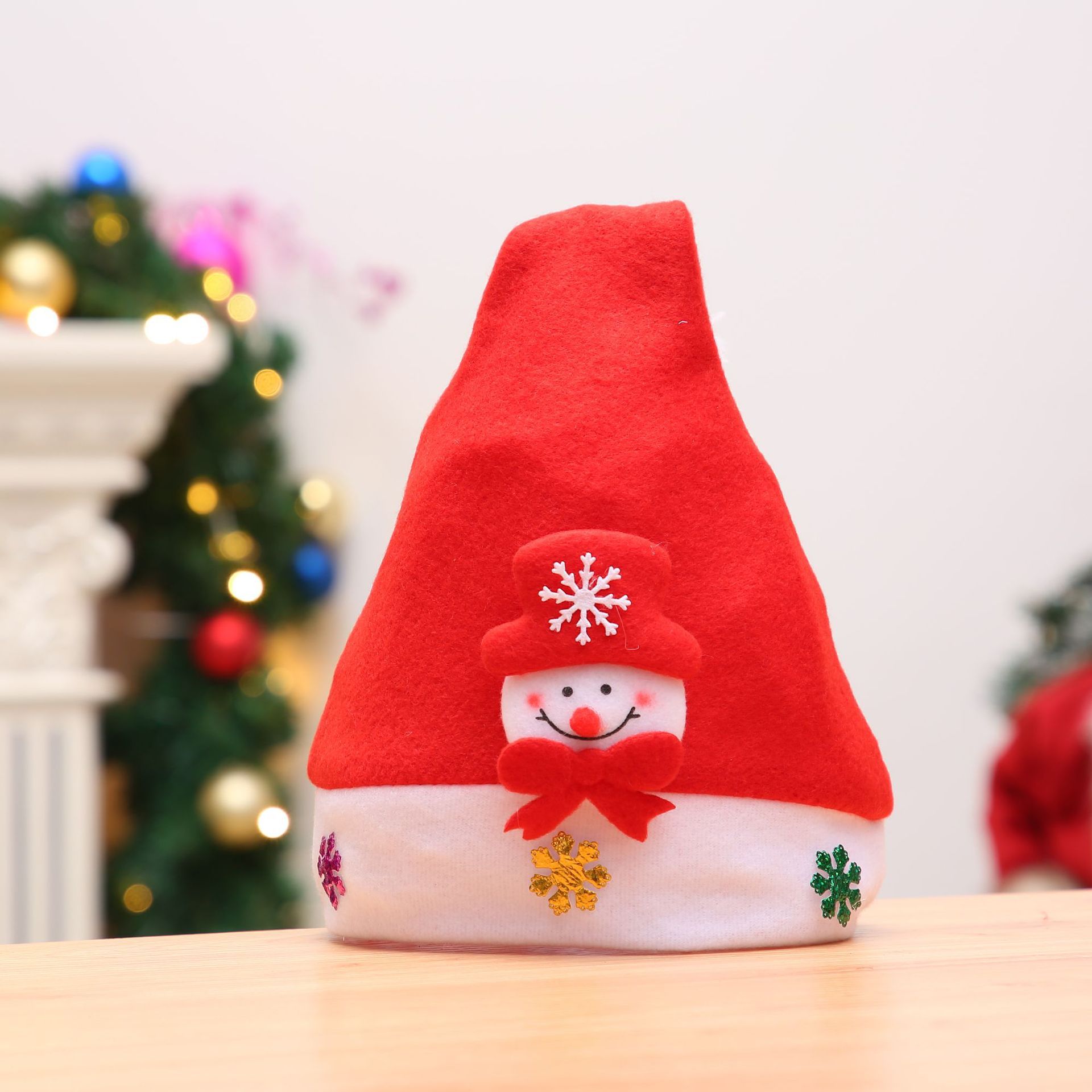 Christmas Cartoon Hat Party Carnival Hat Children Christmas Hat Ornament Cap Decorative Hat Parent-Child Christmas Decoration 2020