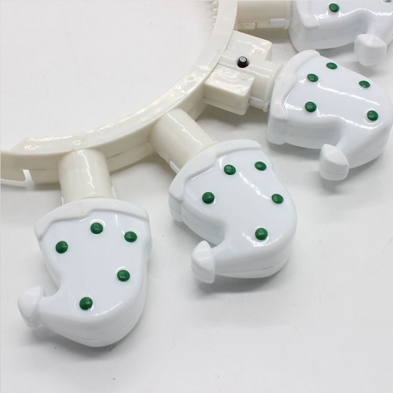 ZD Foreign Trade Popular Style Direct Selling Christmas Hat Head Buckle Luminous Head Buckle Bulb Head Buckle Christmas Halloween Products