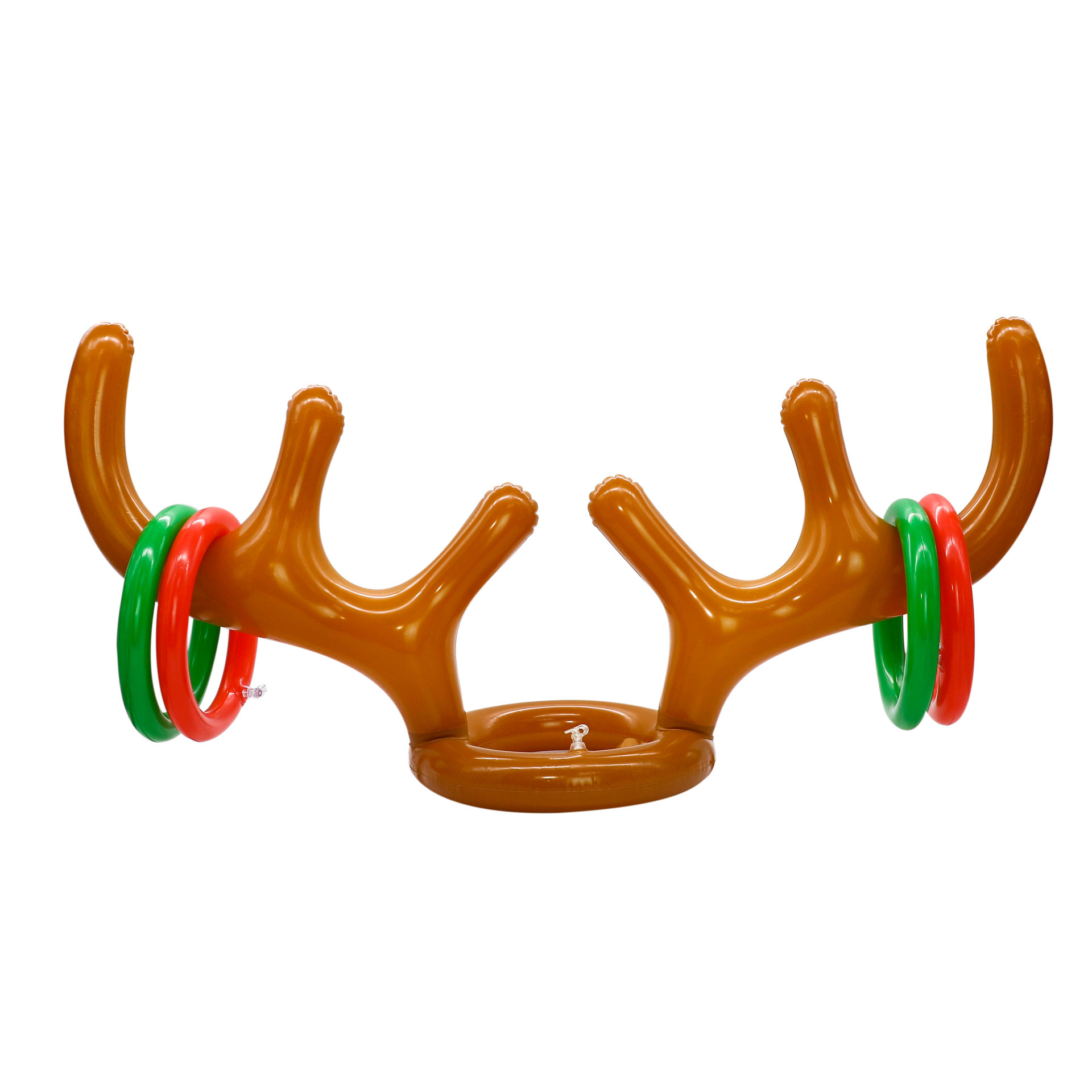 Direct Supply PVC Inflatable Antler Ring Inflatable Deer Head Ring Inflatable Christmas Hat Customized Inflatable Elk Hat