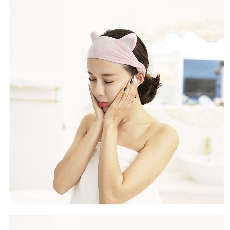 Hair band cat ear band Korean makeup hair accessories lovely bath face mask movement for both men and women