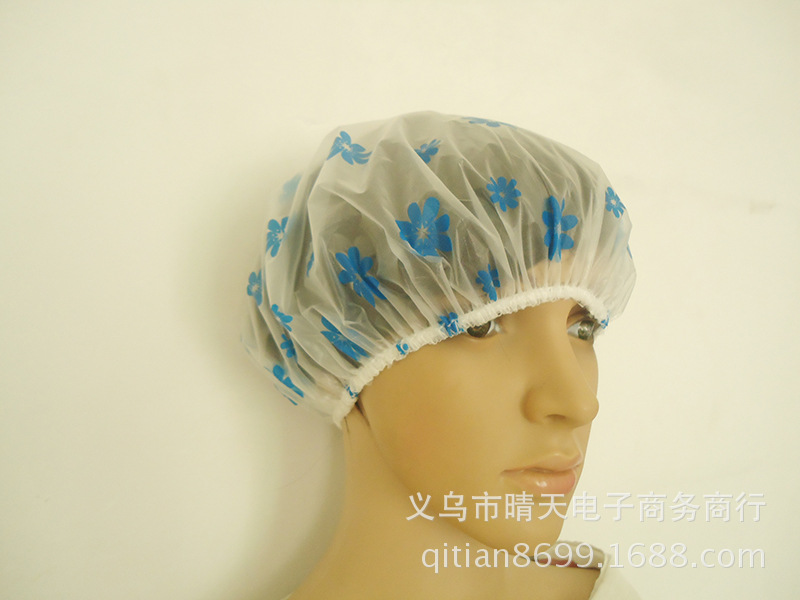 Printed rural style waterproof bath cap dust cap care mask makeup cap environmental EVA adult bath cap Printed rural style waterproof bath cap dust cap care mask makeup cap environmental EVA adult bath cap