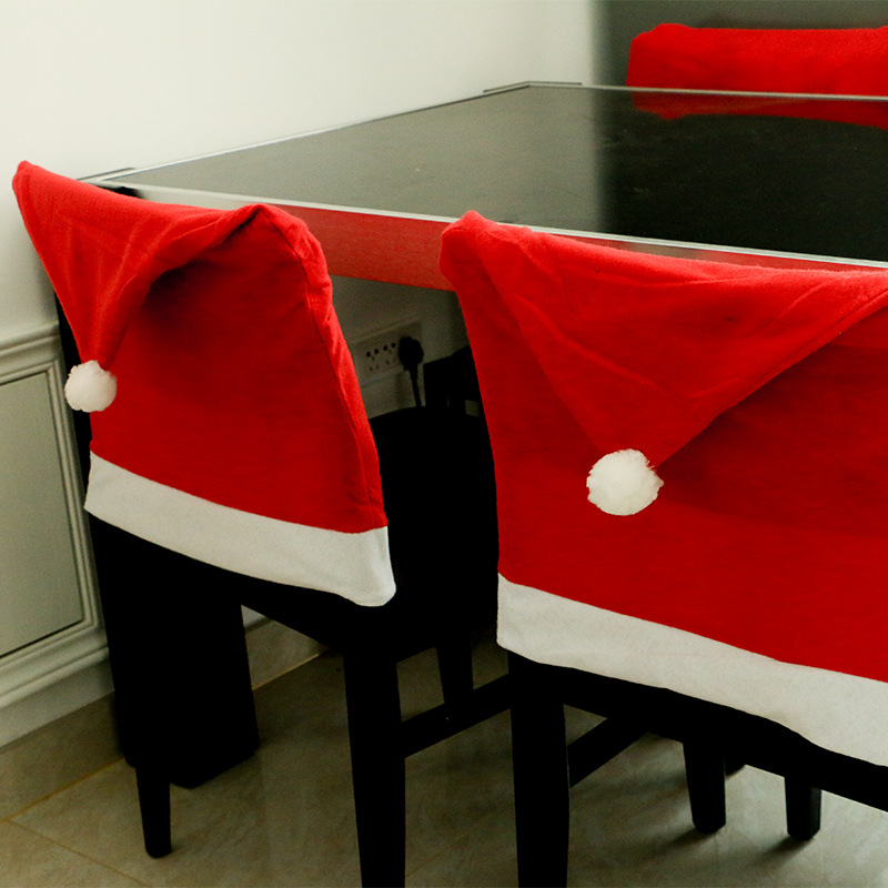 Christmas Decorations Christmas Chair Cover Christmas Hat Christmas Daily Necessities Christmas Chair Cover