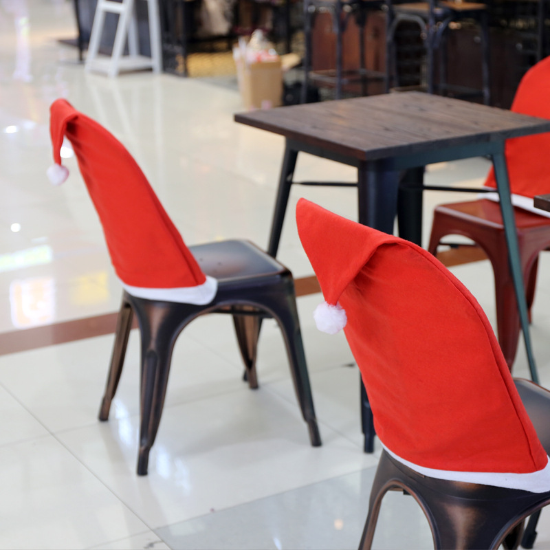 Christmas Decorations Christmas Chair Cover Christmas Hat Christmas Daily Necessities Christmas Chair Cover