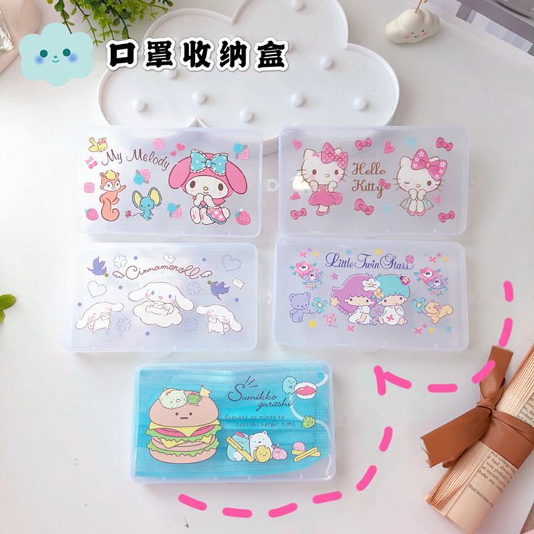 Japanese corner biological Mask Box Cool Penguin Storage Box Handy Disposable Mask Storage box Japanese corner biological Mask Box Cool Penguin Storage Box Handy Disposable Mask Storage box