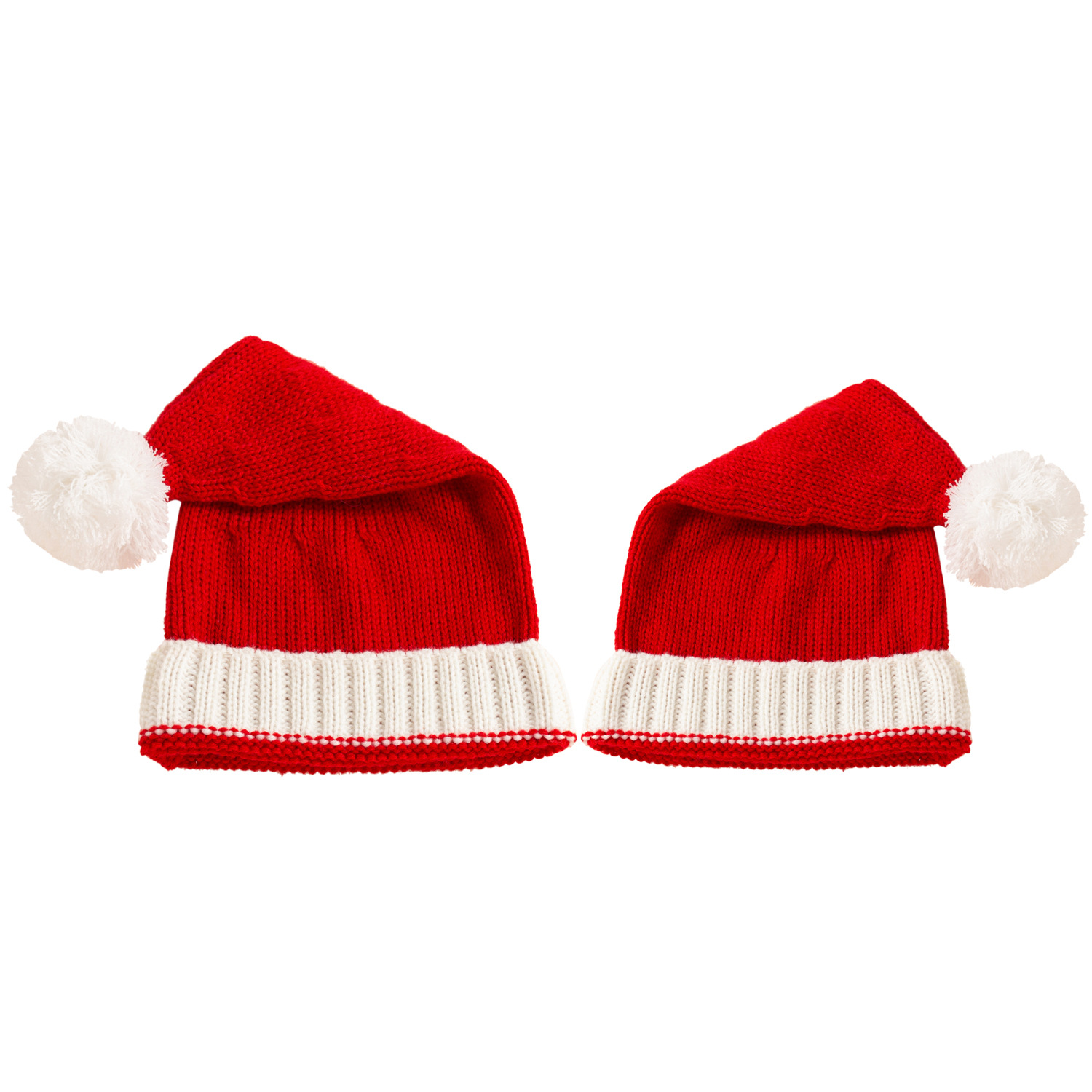 European and American Autumn and Winter New Parent-Child Hat Wool Christmas Hat Single Ball Acrylic Baby Mother Warm Knitted Hat
