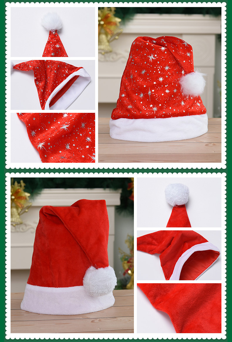 2021 New Christmas Hat Cross-Border Amazon Christmas Decorations Hat Children's Christmas Gift Factory Wholesale 2021 New Christmas Hat Cross-Border Amazon Christmas Decorations Hat Children's Christmas Gift Factory Wholesale
