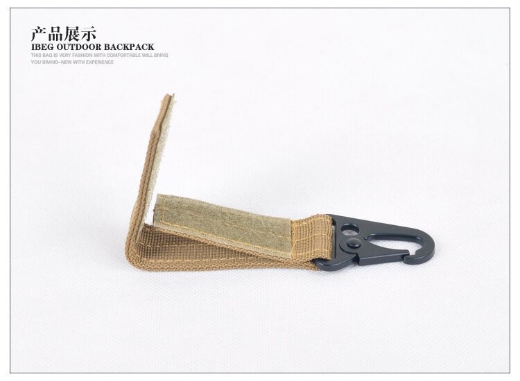 Outdoor Tactics Nylon Ribbon Hanging Buckle Multi-Functional Climbing Button Carabiner Olecranon Hooks Multi-Purpose Belt Keychain Manufacturer