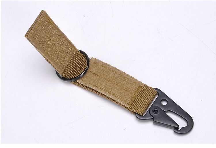 Outdoor Tactics Nylon Ribbon Hanging Buckle Multi-Functional Climbing Button Carabiner Olecranon Hooks Multi-Purpose Belt Keychain Manufacturer