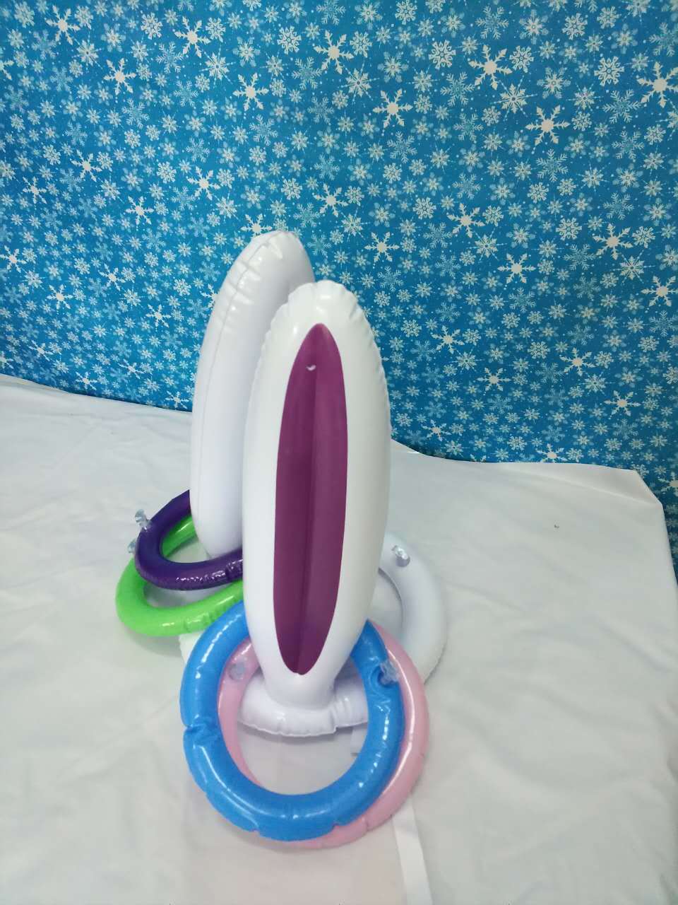 Thicker Inflatable Deer Head Ring Inflatable Christmas Hat Game Inflatable Antler Hat Throwing Ring Currently Available Direct Sale