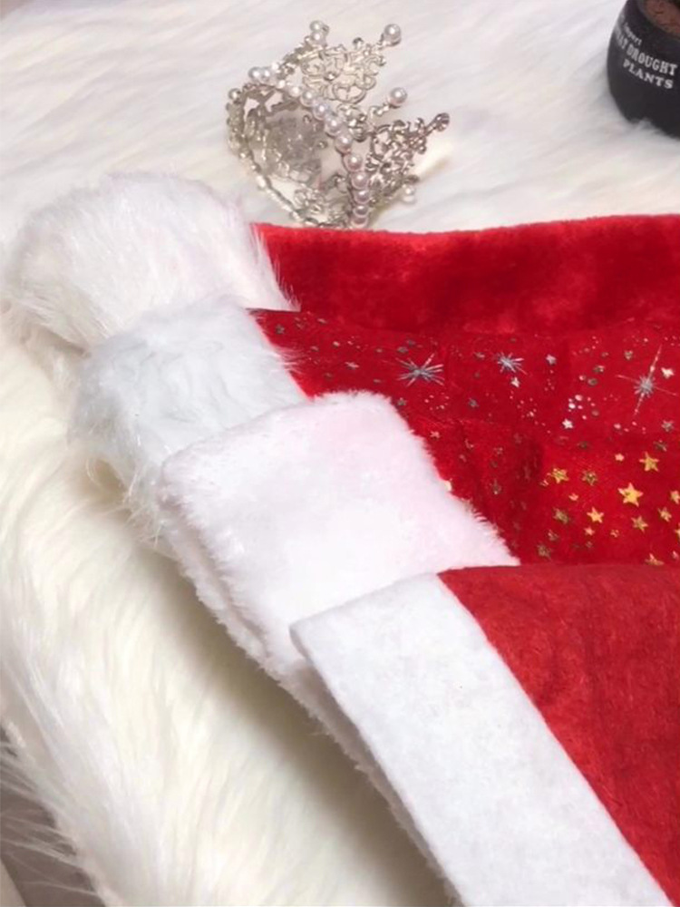 Children Or Adults Santa Claus Hat Hair Band DIY Kindergarten Small Gift Christmas Hat Decorations