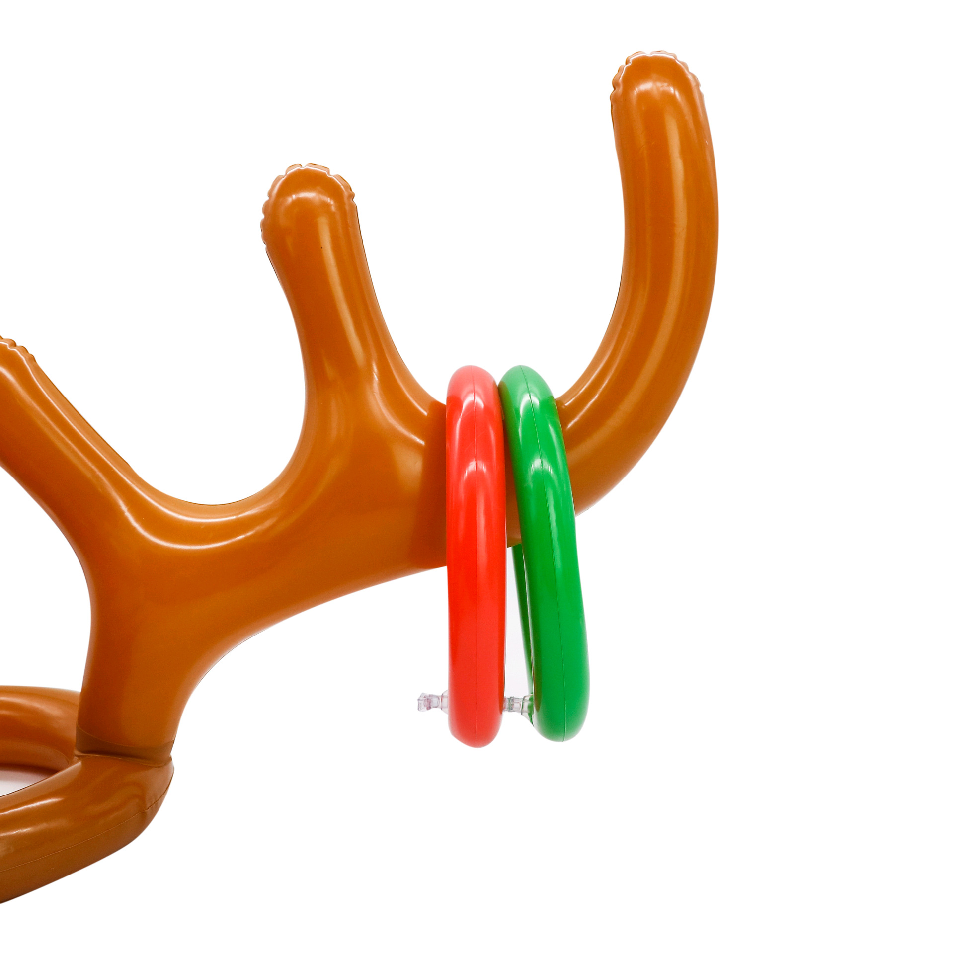 Direct Supply PVC Inflatable Deer Head Ferrule Inflatable Antler Inflatable Christmas Hat Customized Wholesale Christmas Toys