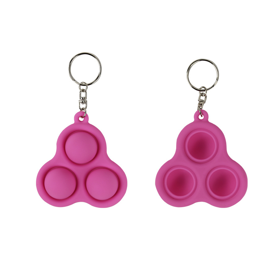 Silicone Finger Toy Decompression Keychain Push Pop Fidget Toy Deratization Pioneer Vent Artifact