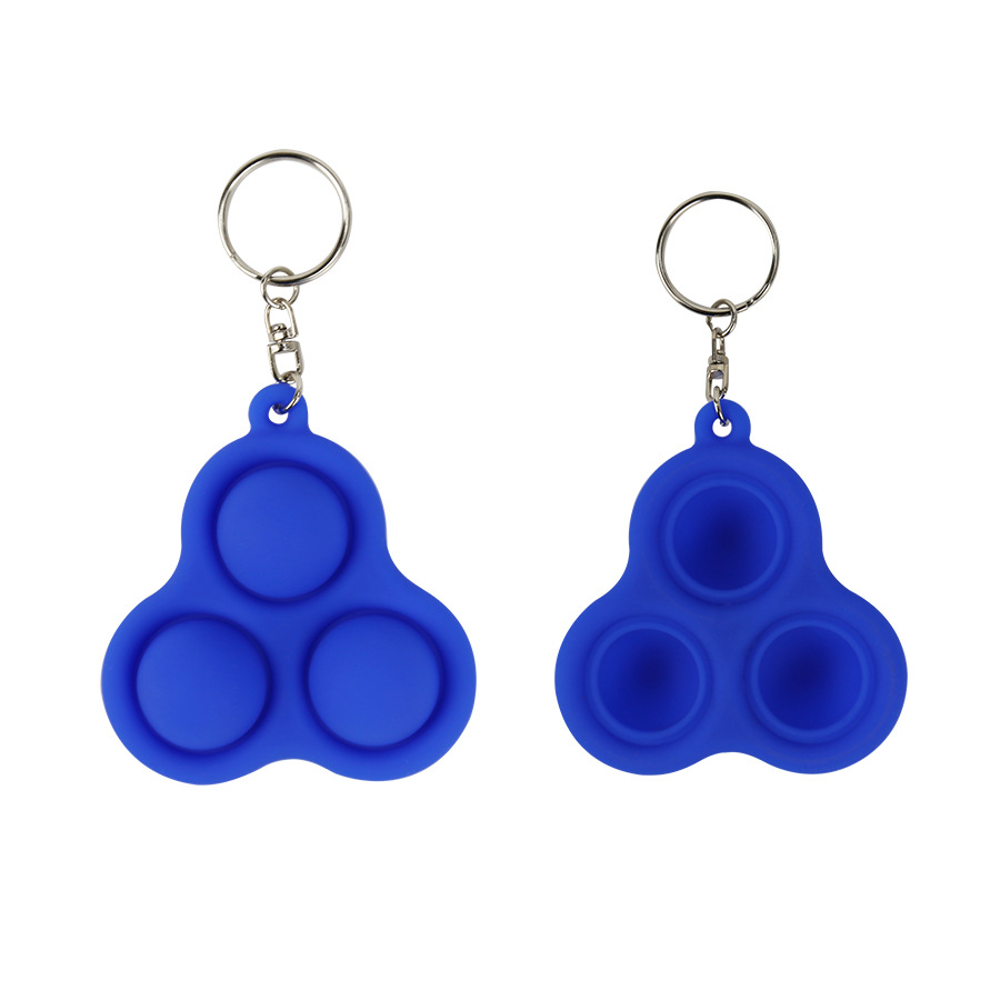 Silicone Finger Toy Decompression Keychain Push Pop Fidget Toy Deratization Pioneer Vent Artifact