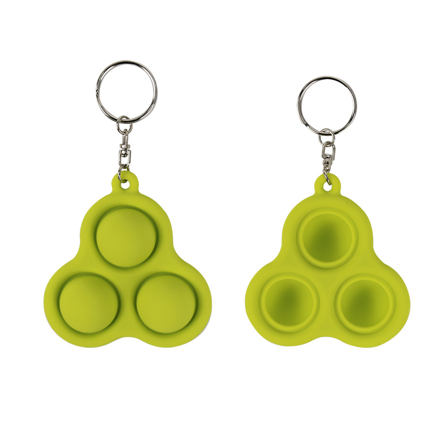 Silicone Finger Toy Decompression Keychain Push Pop Fidget Toy Deratization Pioneer Vent Artifact