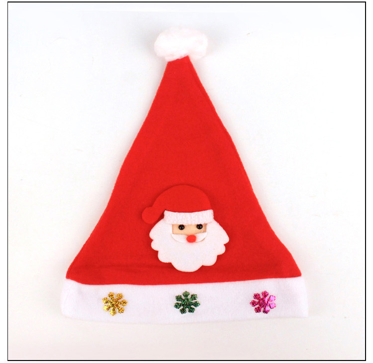 Christmas Gift Cartoon Sequined Christmas Hat LED Light Antlers Decorations Felt Snowman for Children Or Adults Christmas Gift Cartoon Sequined Christmas Hat LED Light Antlers Decorations Felt Snowman for Children Or Adults
