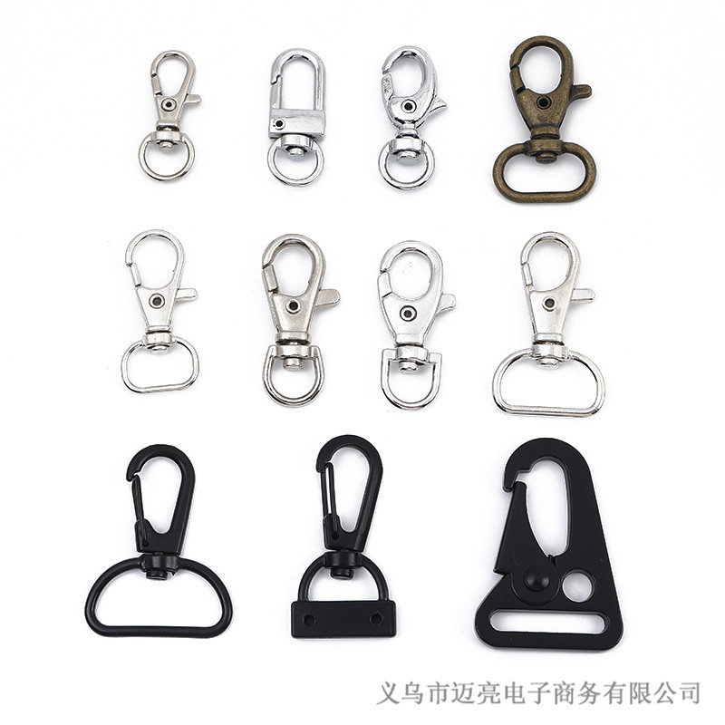 Manufacturers Supply Olecranon Buckle, Lobster Buckle, Melon Seed Hook, Puppy Buckle, Small Lobster Hook and Other Luggage and Crafts Keychain
