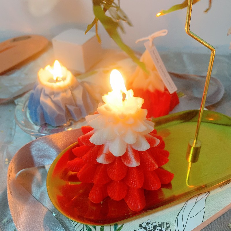 [20 Aromatherapy Candles] Cheese Fruit Christmas Tree Iceberg DIY Gift Hand Gift Fragrance Candle